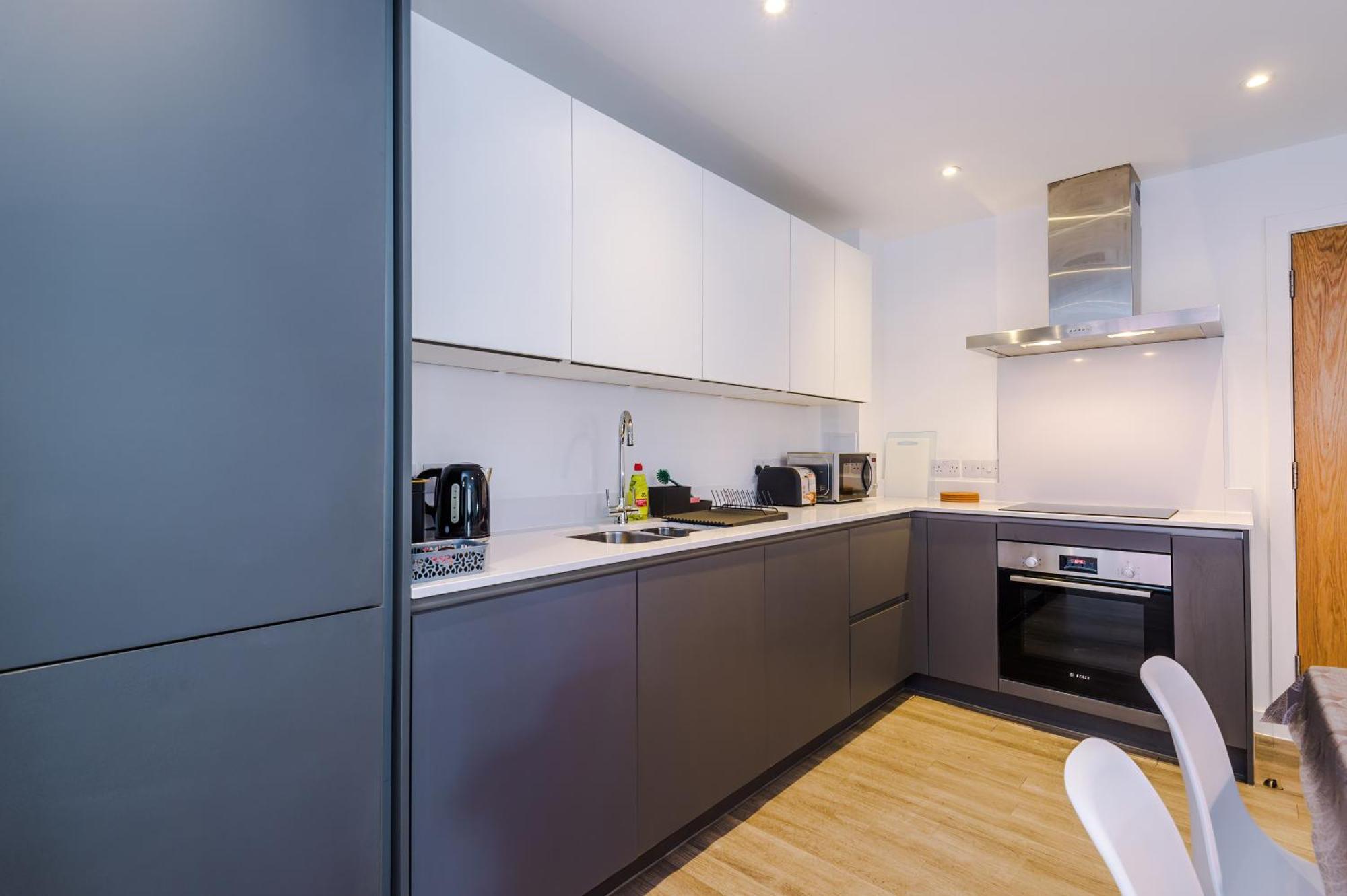 Hilltop Serviced Apartments- Northern Quarter Manchester Oda fotoğraf