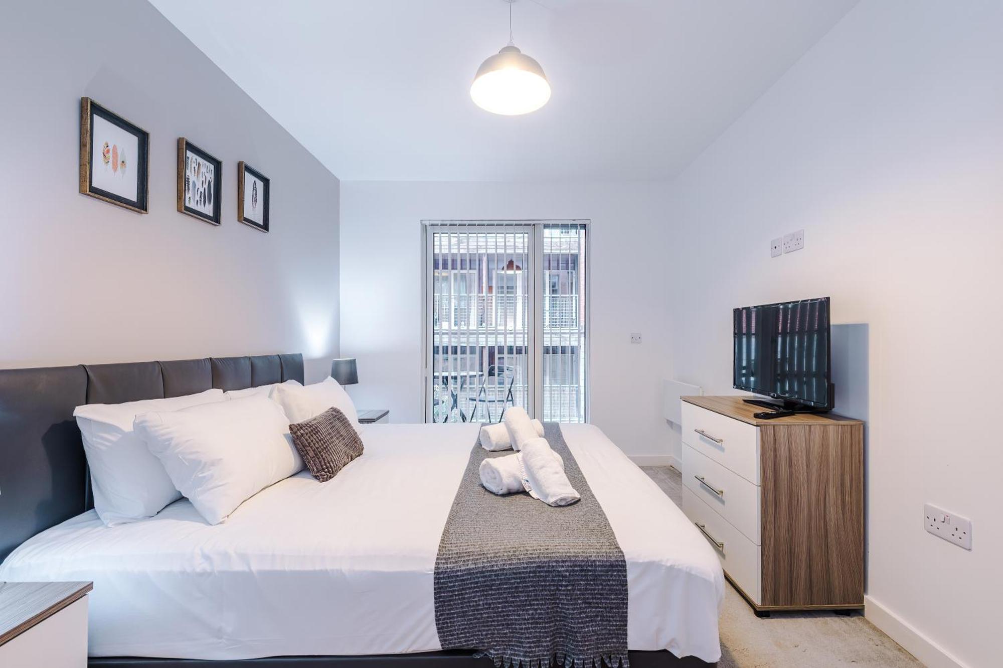 Hilltop Serviced Apartments- Northern Quarter Manchester Oda fotoğraf