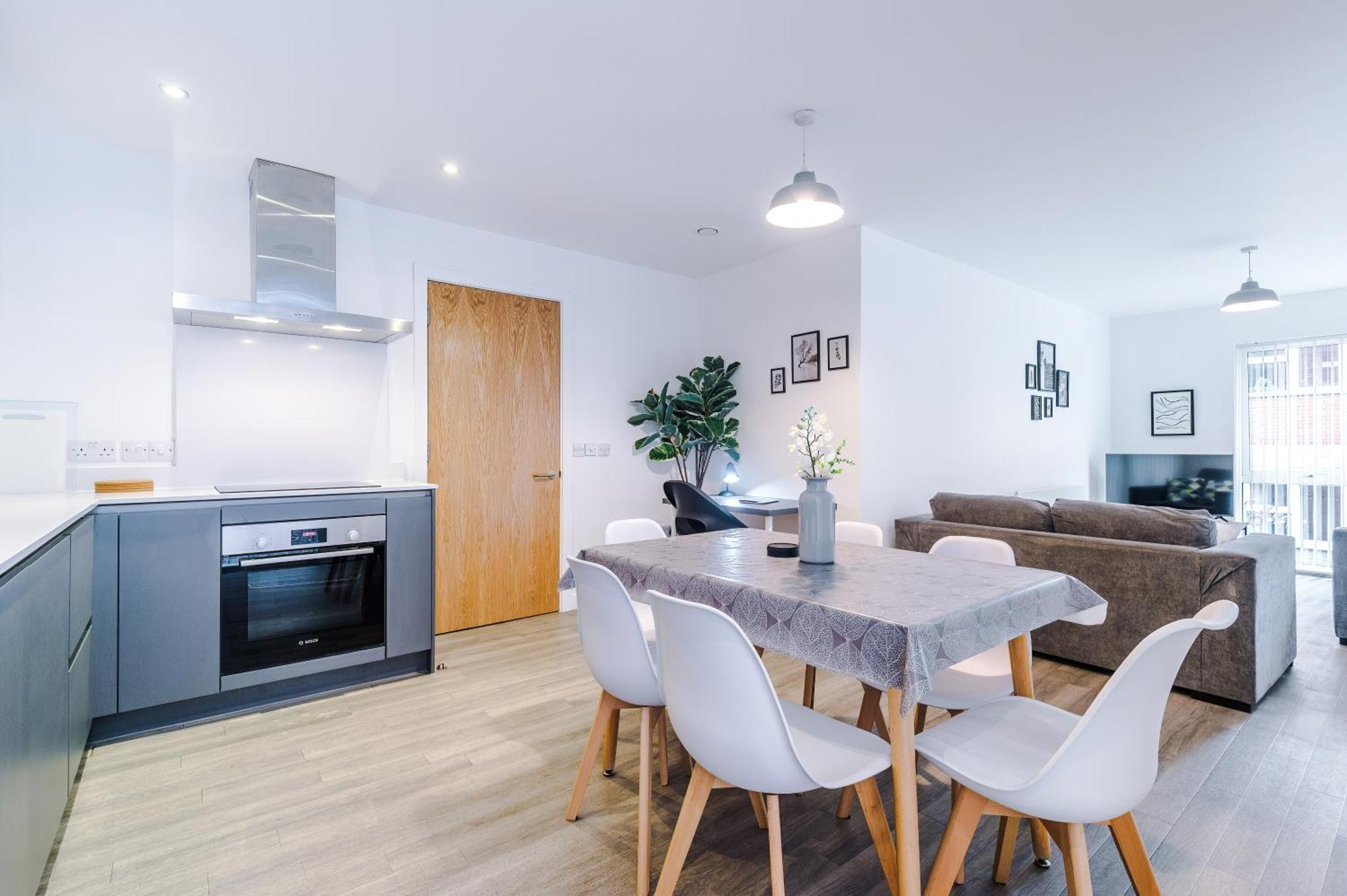 Hilltop Serviced Apartments- Northern Quarter Manchester Oda fotoğraf