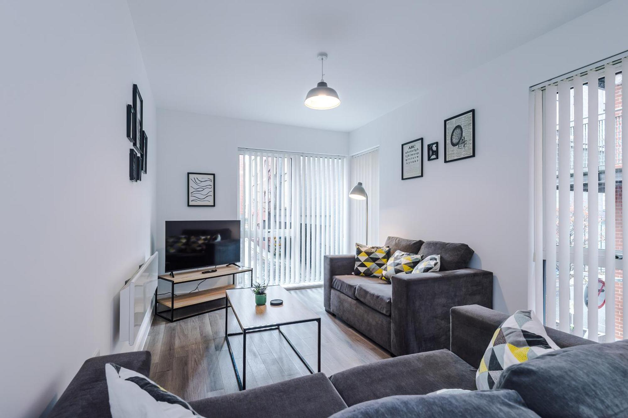Hilltop Serviced Apartments- Northern Quarter Manchester Oda fotoğraf
