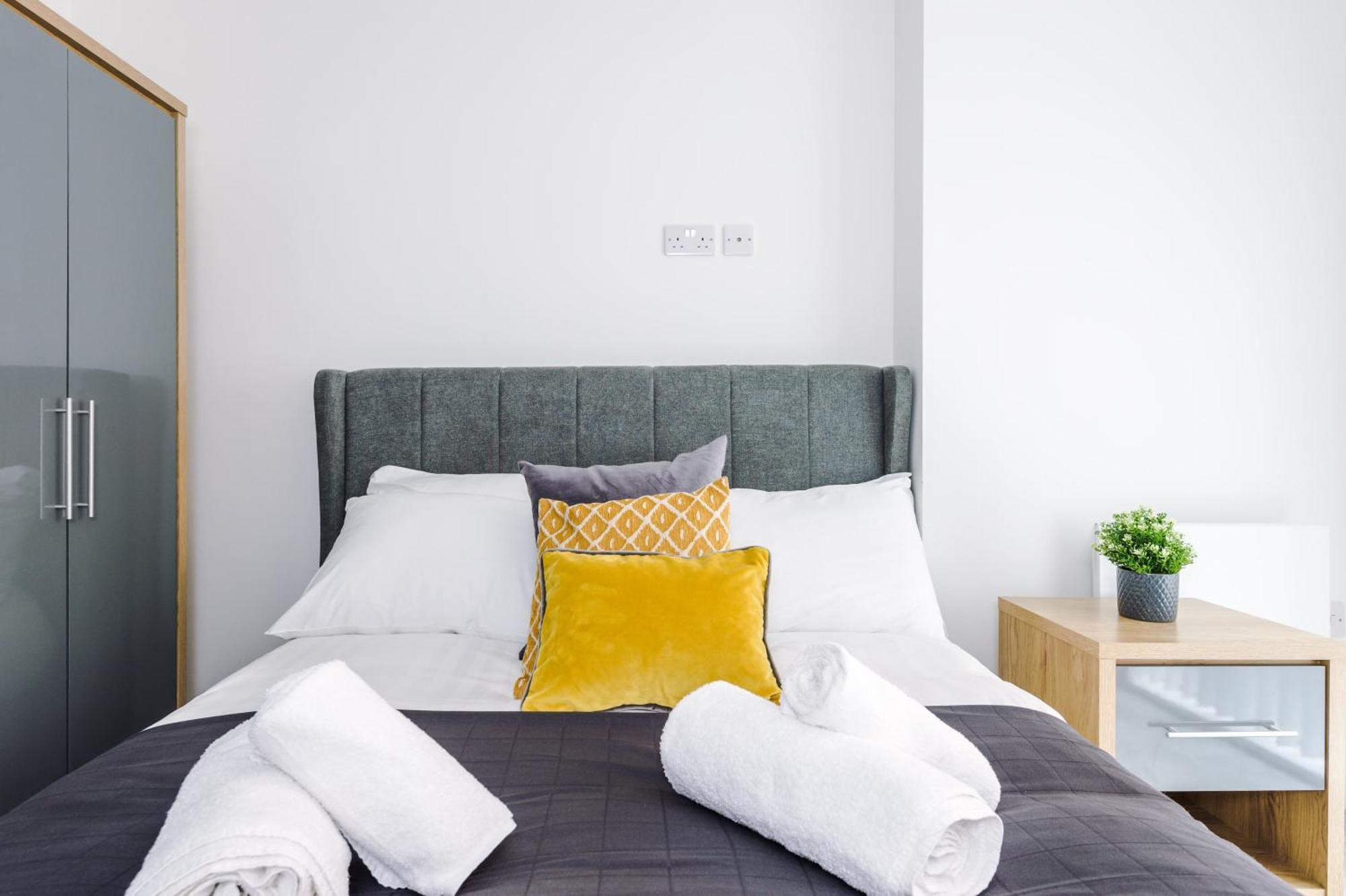 Hilltop Serviced Apartments- Northern Quarter Manchester Oda fotoğraf